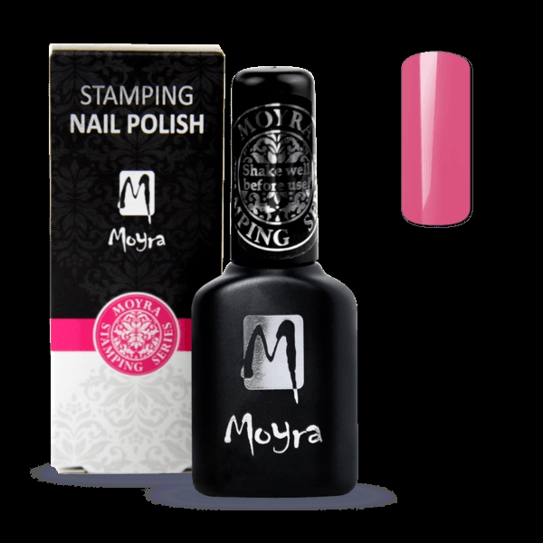 Pink Smart Polish, Langsom tørrende stamping neglelak, SPS, Moyra (u)