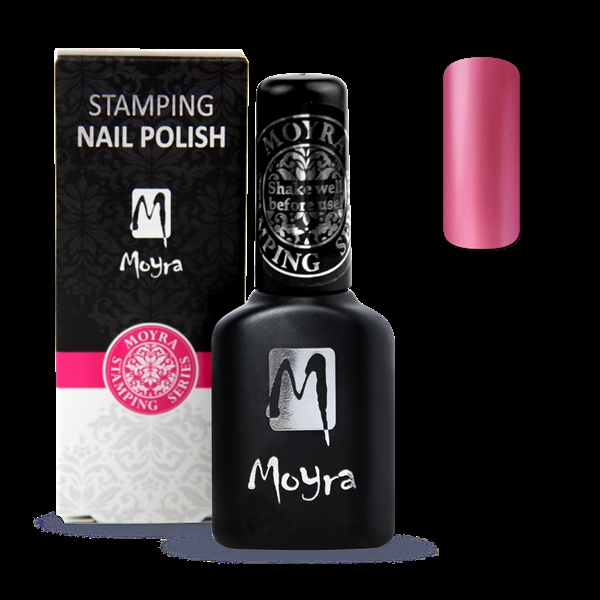 Metallisk Rose Smart Polish, Langsom tørrende stamping neglelak, SPS14, Moyra