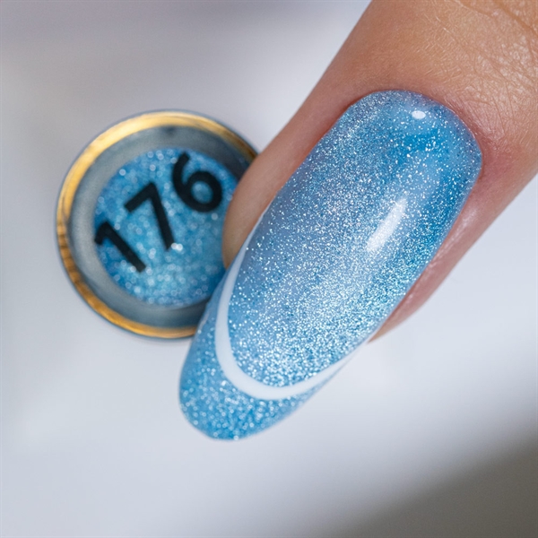 Nr. 176, Neon Flashy Cat Eye Hema Free Gelpolish, Molly Nails